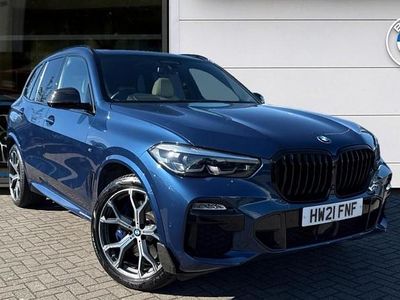 Blue Used 2021 BMW X5 M Sport SUV | £47,525 (A bit pricey)