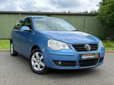 Used VW Polo Match 80 HP (58 kW) 2009 Blue Hatchback