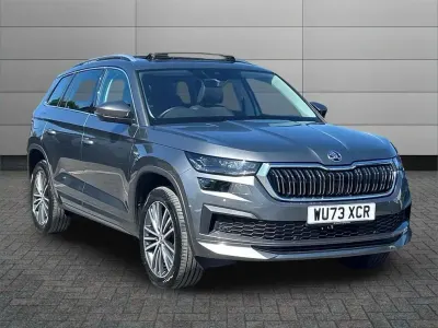 Used Skoda Kodiaq LAURIN & KLEMENT 150 HP (110 kW) 2023 Graphite grey metallic SUV
