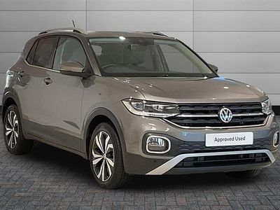 Used VW T-Cross SEL 115 HP (84 kW) 2019 Limestone grey SUV