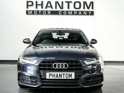 Begagnad Audi A6 Black Edition 190 HK (139 kW) 2017 Blå Sedan