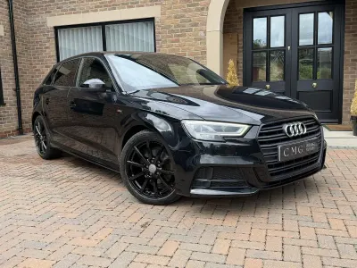 Used Audi A3 Sportback Black Edition 150 HP (110 kW) 2018 Black Hatchback