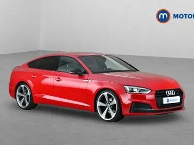 Used Audi A5 Sportback Black Edition 190 HP (139 kW) 2019 Red Hatchback
