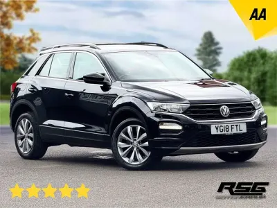 Used VW T-Roc SE 115 HP (84 kW) 2018 Black SUV