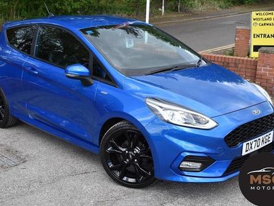 Used Ford Fiesta ST-Line X 125 HP (91 kW) 2020 Blue Hatchback