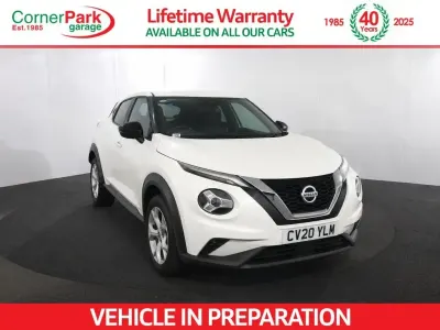 Used Nissan Juke N-Connecta 117 HP (86 kW) 2020 White SUV