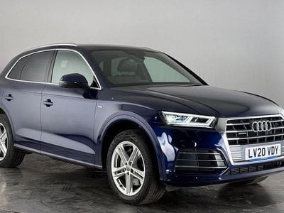 Used Audi Q5 S-Line 299 HP (219 kW) 2020 Blue SUV