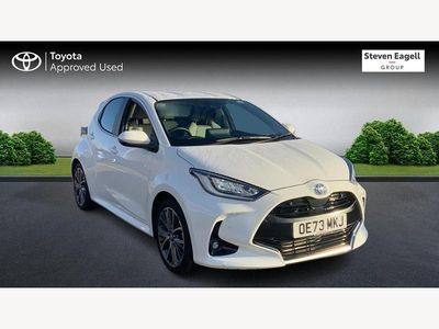 Used Toyota Yaris Hybrid 2023 White Hatchback