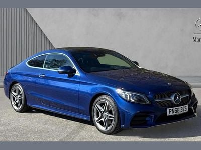 Used Mercedes C200 Premium Plus 184 HP (135 kW) 2018 Blue  Coupe