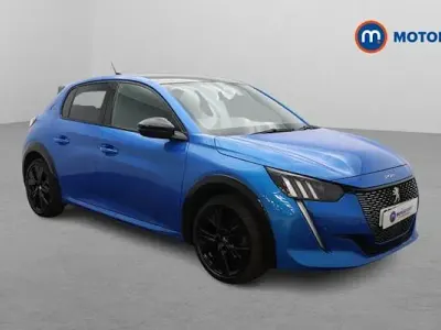Used Peugeot 208 GT-line 131 HP (96 kW) 2020 Blue Hatchback