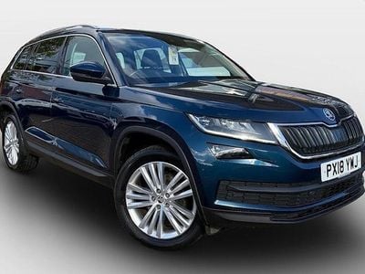 Blue Used 2018 Skoda Kodiaq SUV | £17,999 (Fair price)