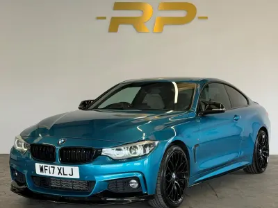 Used BMW 420 Coupé M Sport 190 HP (139 kW) 2017 Blue Coupe