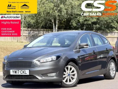 Used Ford Focus Titanium 125 HP (91 kW) 2017 Grey Hatchback