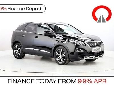 Used Peugeot 3008 GT-line 130 HP (95 kW) 2020 Black SUV