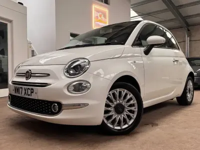 Używany Fiat 500 Lounge 69 KM (50 kW) 2017 Biały Hatchback