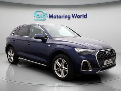 Blue Used 2021 Audi Q5 S-Line SUV | £27,700 (Fair price)
