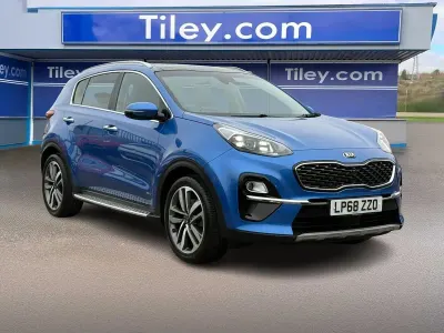Used Kia Sportage 177 HP (130 kW) 2019 Blue SUV