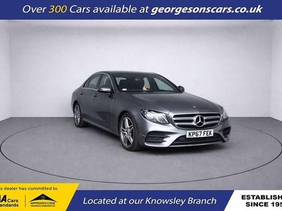 Begagnad Mercedes E220 AMG line 2017 Grå Sedan