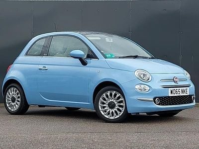Second-hand Fiat 500 Lounge 69 CP (50 kW) 2016 Albastru Hatchback