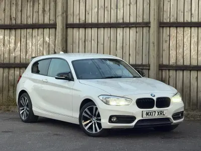 Used BMW 118 Sport Line 2017 White Hatchback