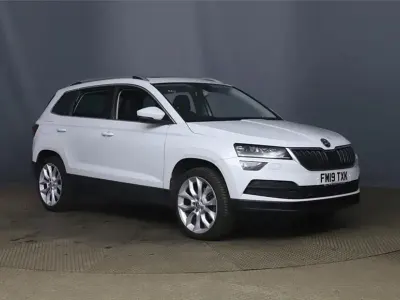 Używany Skoda Karoq 150 KM (110 kW) 2019 Biały SUV