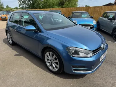 Used VW Golf VII GT 150 HP (110 kW) 2015 Blue Hatchback