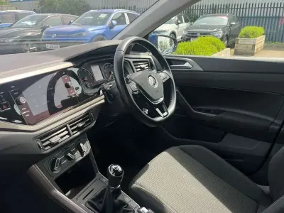 Used VW Polo Match 94 HP (69 kW) 2021 Blue Hatchback