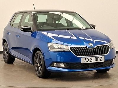 Used Skoda Fabia Colour Edition 95 HP (69 kW) 2021 Blue Hatchback