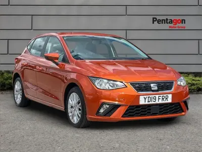 Used Seat Ibiza SE Technology 79 HP (58 kW) 2019 Orange Hatchback