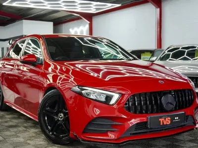 Used Mercedes A200 AMG Line Premium 163 HP (119 kW) 2019 Red Hatchback
