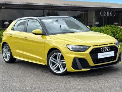 Used Audi A1 S-Line 116 HP (85 kW) 2020 Yellow SUV