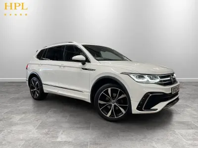 Used VW Tiguan Allspace R-line 150 HP (110 kW) 2022 White SUV