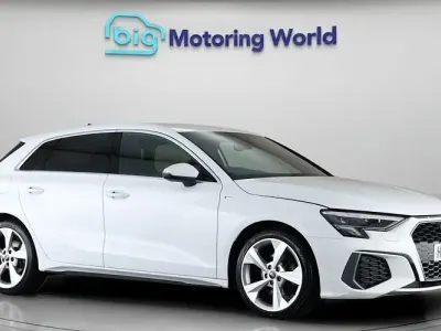 Used Audi A3 Sportback S-Line 150 HP (110 kW) 2023 White Hatchback
