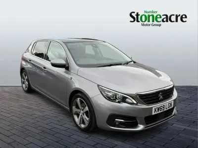 Gebraucht Peugeot 308 128 PS (94 kW) 2019 Grau Kleinwagen