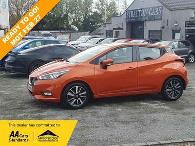 Begagnad Nissan Micra Acenta 90 HK (66 kW) 2018 Orange Halvkombi