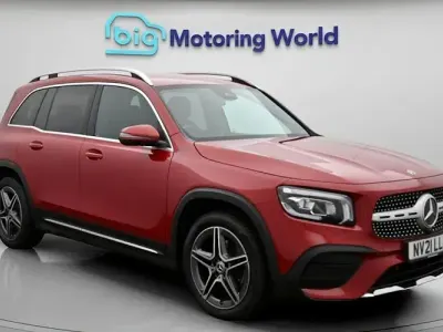 Used Mercedes GLB200 AMG line 163 HP (119 kW) 2021 Red SUV
