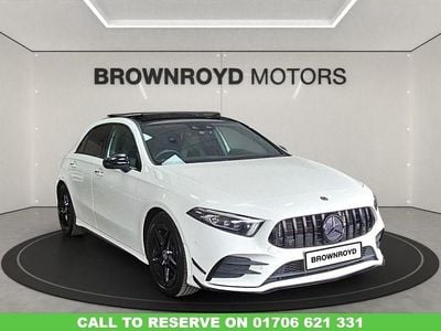 Used Mercedes A250 AMG Line Premium Plus 2018 White Hatchback