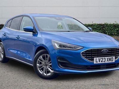 Used Ford Focus Titanium 125 HP (91 kW) 2023 Blue Hatchback