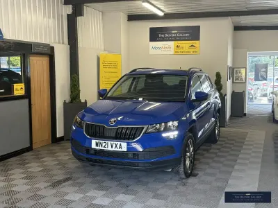 Used Skoda Karoq SE Drive 150 HP (110 kW) 2021 Blue SUV
