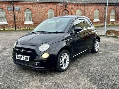 Used Fiat 500 Sport 2008 Black Hatchback