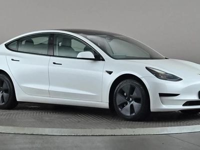 White Used 2021 Tesla Model 3 Standard Range Sedan | £18,298 (Fair price)
