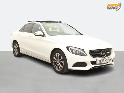 Used Mercedes C250 Premium 2016 White Sedan