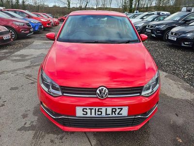 Red Used 2015 VW Polo SE Hatchback | £4,500 (Fair price)