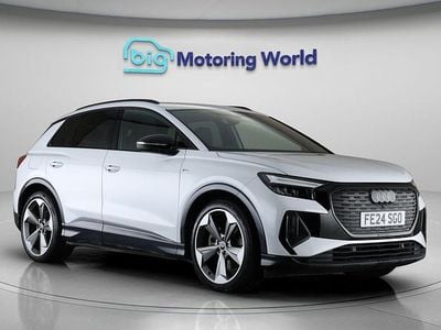 Second-hand Audi Q4 e-tron Black Edition 250 kW (340 CP) 2024 Alb SUV