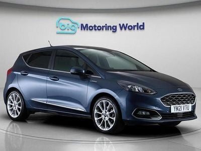 Used Ford Fiesta Vignale 125 HP (91 kW) 2021 Blue Hatchback