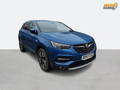 Used Vauxhall Grandland X Sport 130 HP (95 kW) 2018 Blue SUV