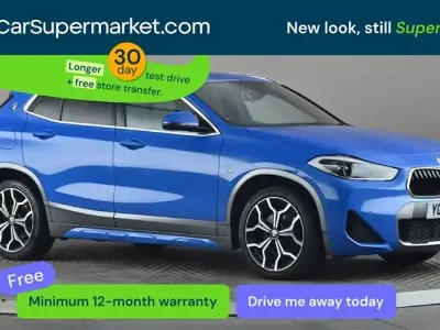 Begagnad BMW X2 M Sport 220 HK (161 kW) 2021 Blå SUV