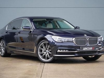 Blue Used 2018 BMW 740 Exclusive Sedan | £19,475 (Fair price)