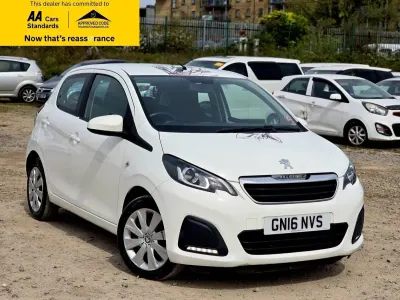 Begagnad Peugeot 108 Active 68 HK (50 kW) 2016 Vit Halvkombi