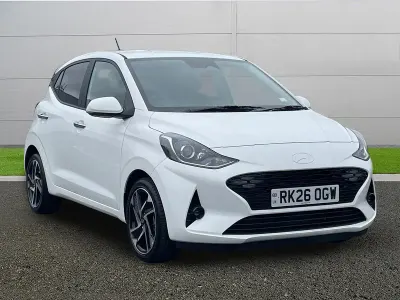 New Hyundai i10 Premium 79 HP (58 kW) 2026 White Hatchback